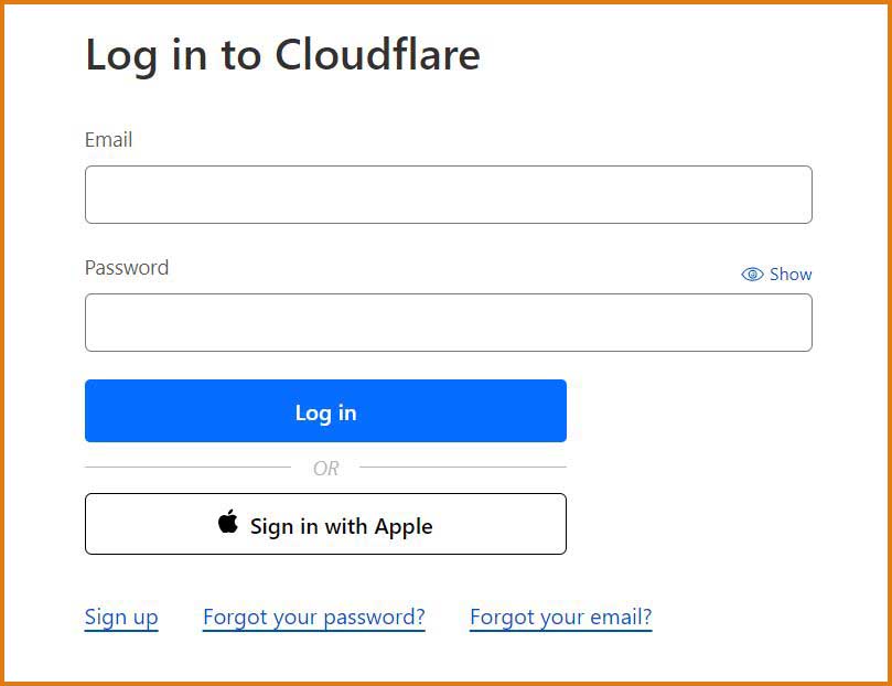 регистрация cloudflare